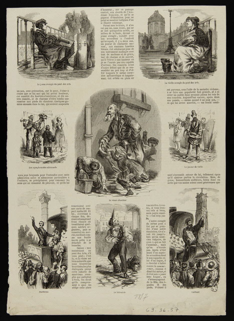 estampe Artistes des rues 1969.36.57 Photo