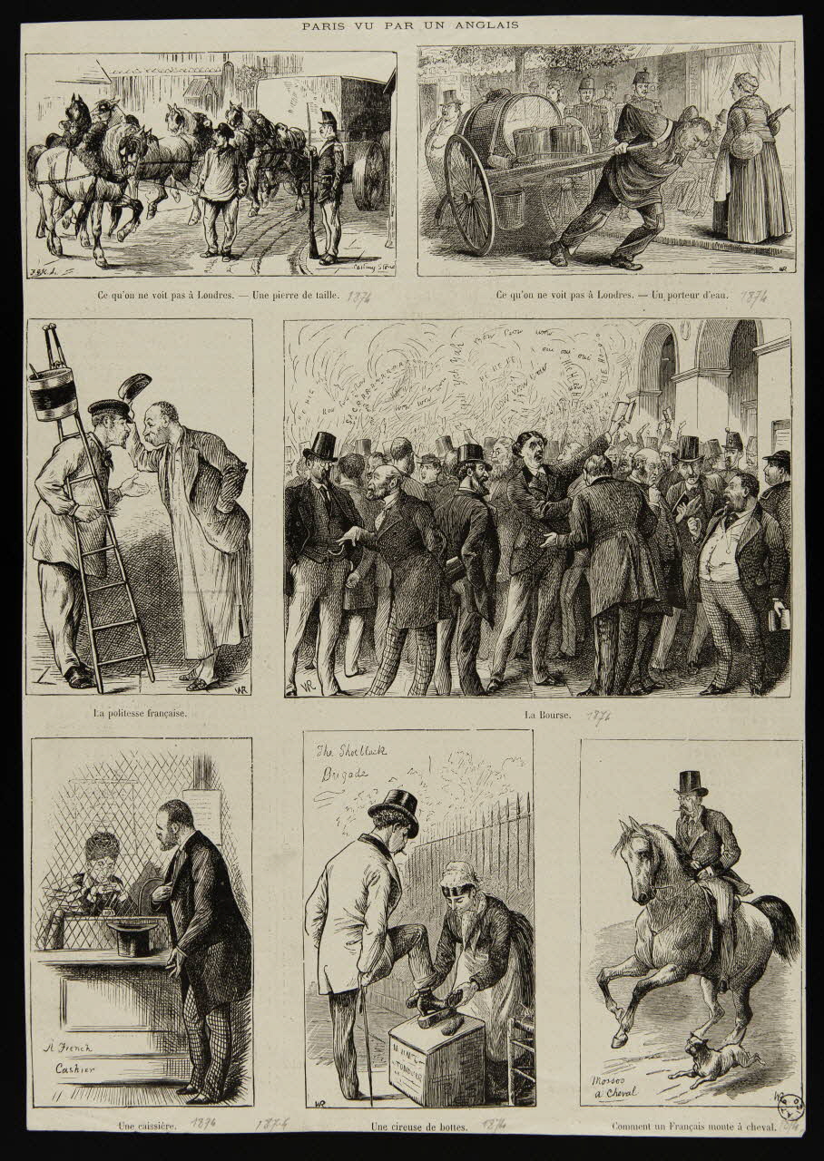 estampe PARIS VU PAR UN ANGLAIS 1969.36.68 Photo