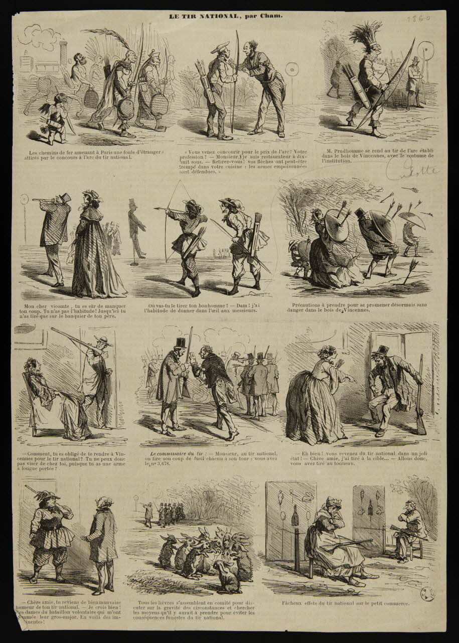 estampe LE TIR NATIONAL 1969.36.72 Photo