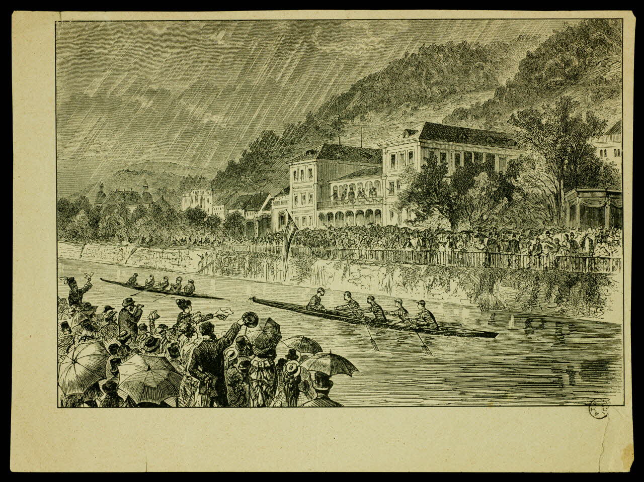 estampe Course d'aviron 1969.36.73 Photo