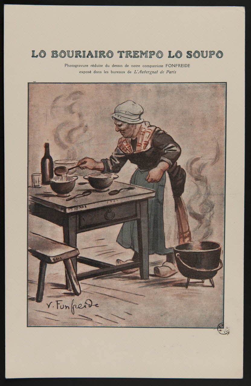 estampe LO BOURIAIRO TREMPO LO SOUPO 1969.36.76 Photo