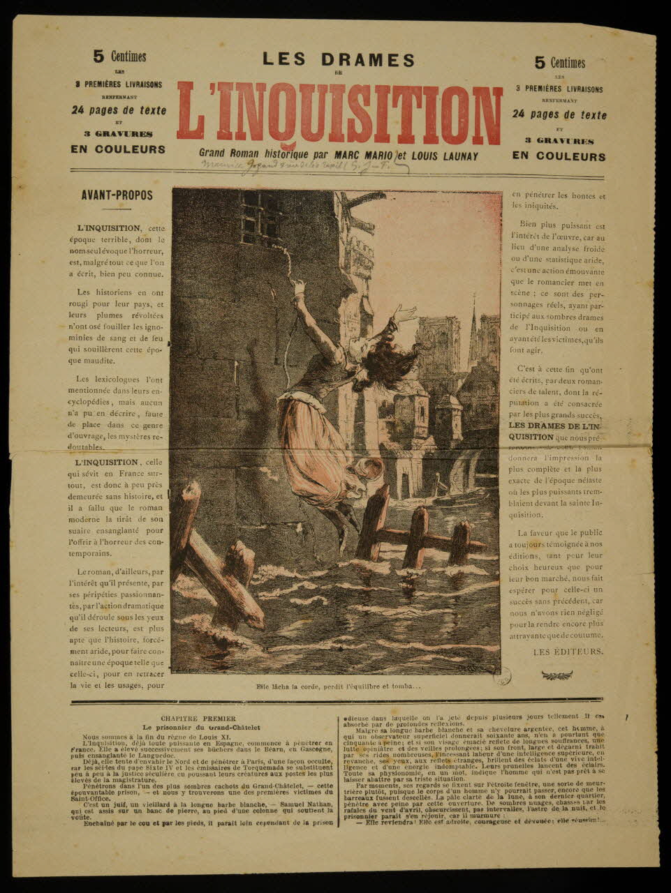 estampe LES DRAMES  DE  L'INQUISITION. 1969.36.86 Photo