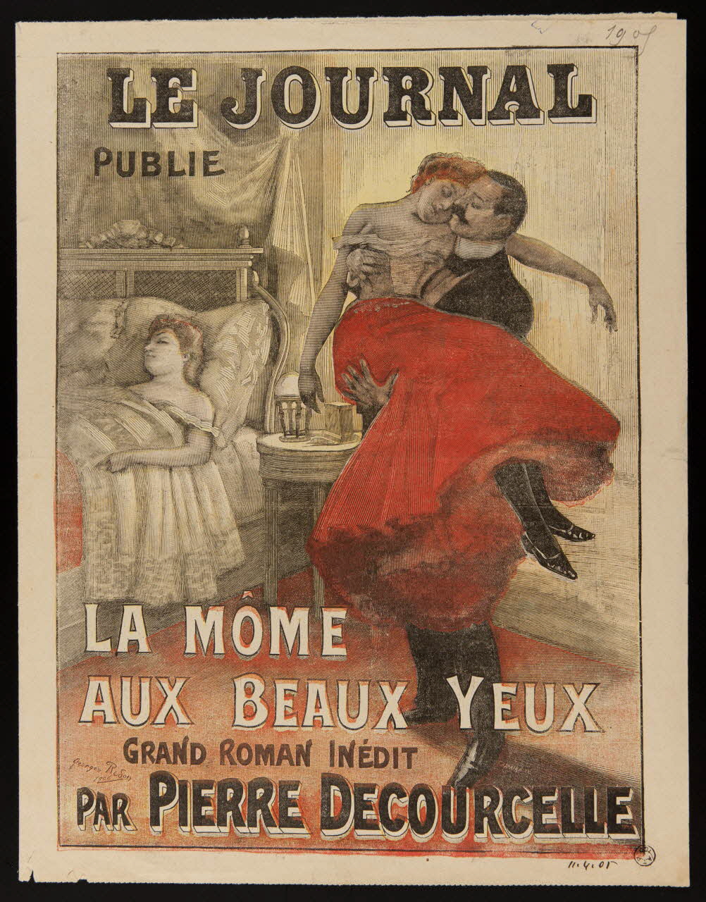 estampe LE JOURNAL  PUBLIE  LA MÔME  AUX BEAUX YEUX 1969.36.87 Photo