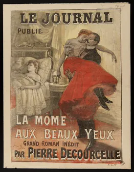 estampe LE JOURNAL  PUBLIE  LA MÔME  AUX BEAUX YEUX 1969.36.87 Photo
