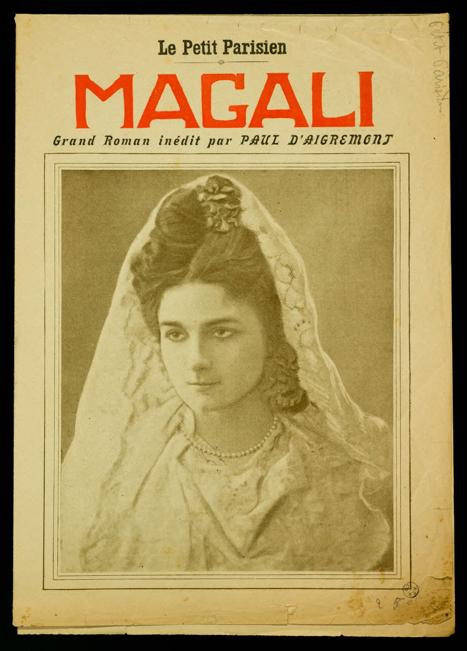 estampe Le Petit Parisien  MAGALI  Grand Roman inédit par PAUL D'AIGREMONT 1969.36.88.1/2 Photo