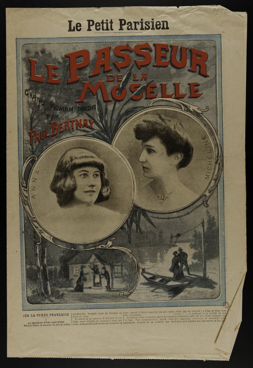 estampe Le Petit Parisien  LE PASSEUR  DE LA  MOSELLE 1969.36.92 Photo