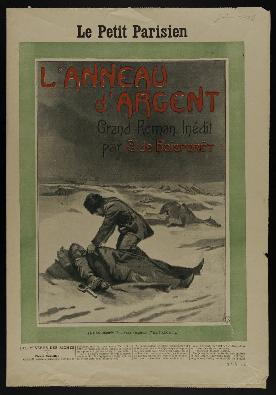 estampe Le Petit Parisien  L'ANNEAU  d'ARGENT 1969.36.93 Photo