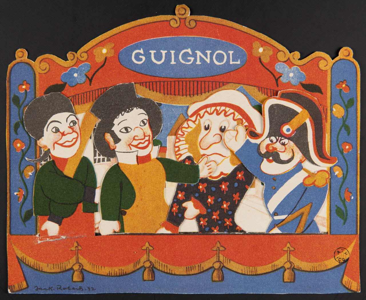 estampe Théâtre de Guignol. 1969.37.11.1 Photo