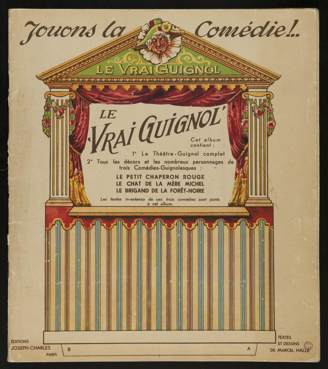Album Jouons la Comédie !..  LE  'VRAI GUIGNOL' 1969.37.8.1/6 Photo
