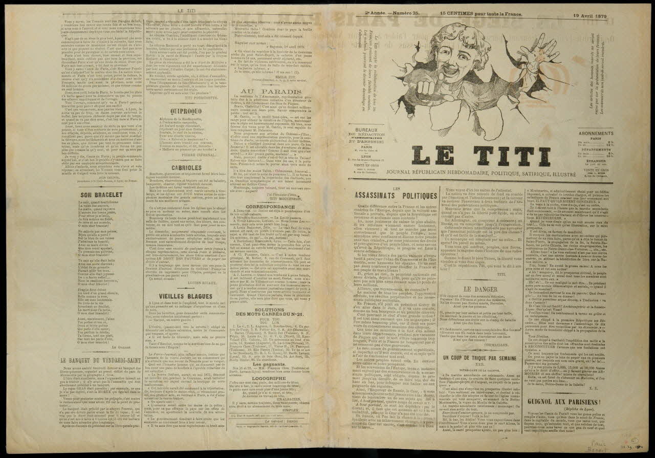 estampe LE SIEGE DE PARIS PAR LES ZOULOUS 1950.39.1186 Photo