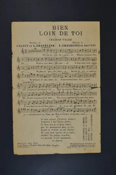 chanson petit format 1966.199.44 Photo Mucem