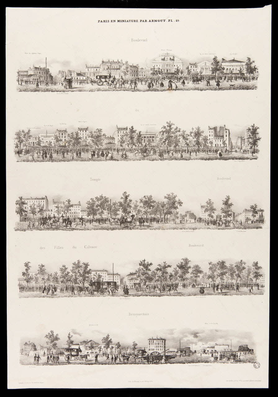 estampe PARIS EN MINIATURE. 1969.5.10 Photo