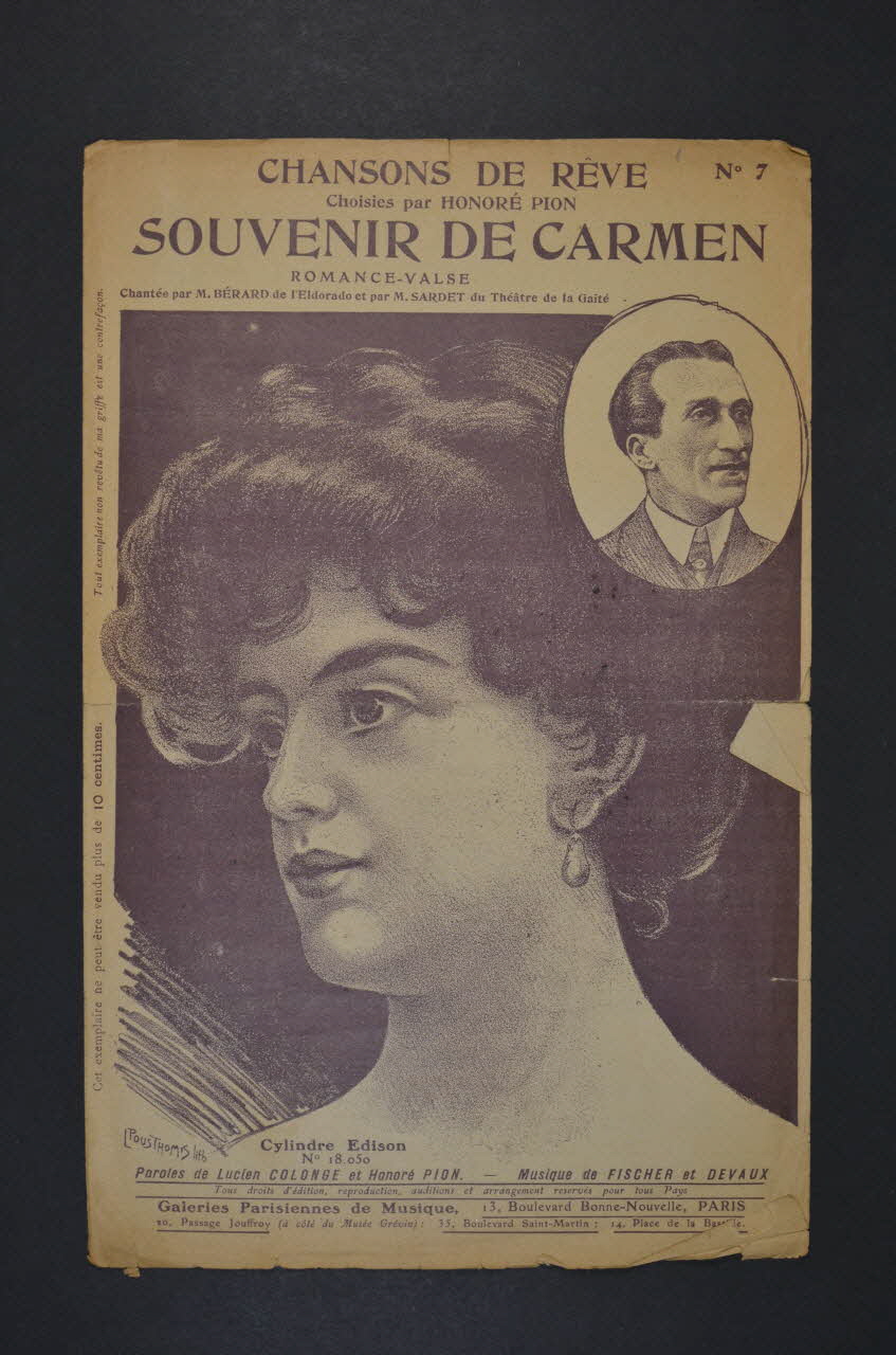 chanson petit format 1966.199.47 Photo Mucem