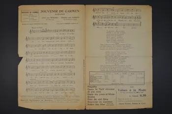 chanson petit format 1966.199.47 Photo Mucem