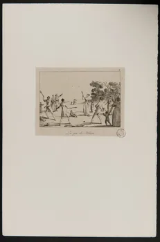 estampe Le jeu de Volan. 1969.7.16 Photo