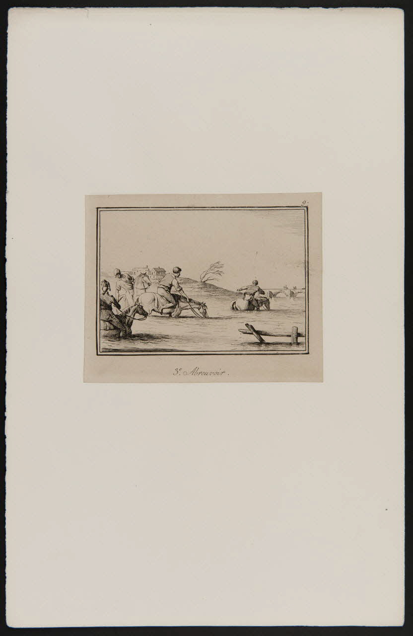 estampe 3e Abreuvoir. 1969.7.21 Photo