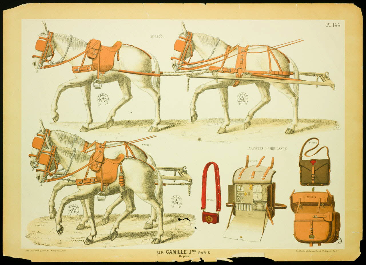 estampe Harnachements et articles d'ambulances 1969.78.10 Photo