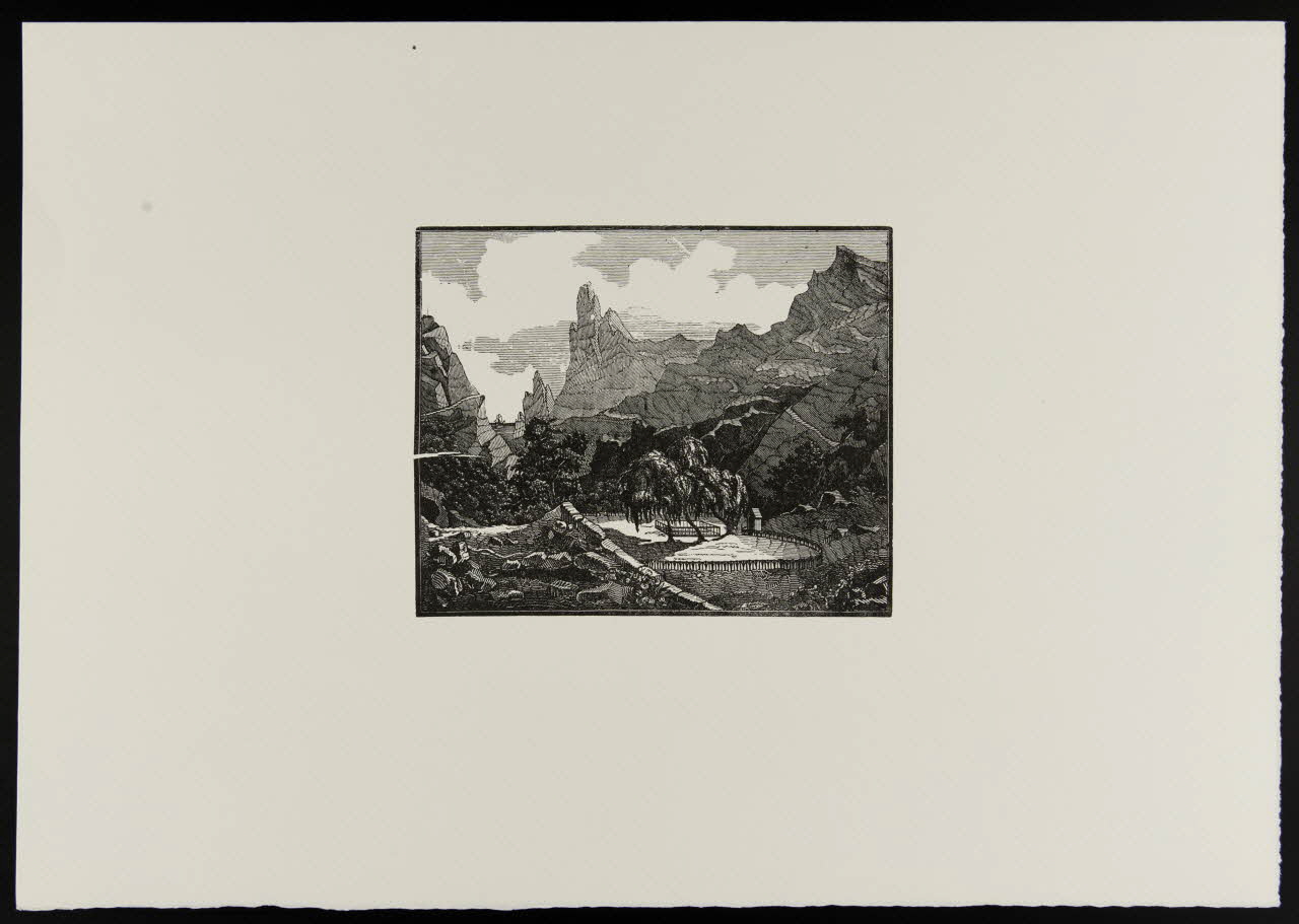 estampe Tombe de Napoléon à Sainte-Hélène 1969.87.101.2 Photo
