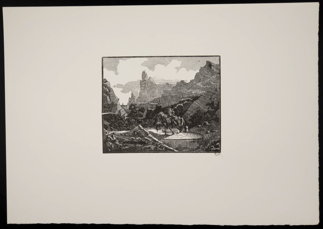 calendrier Tombeau de Napoléon à Sainte Hélène 1969.87.102 Photo