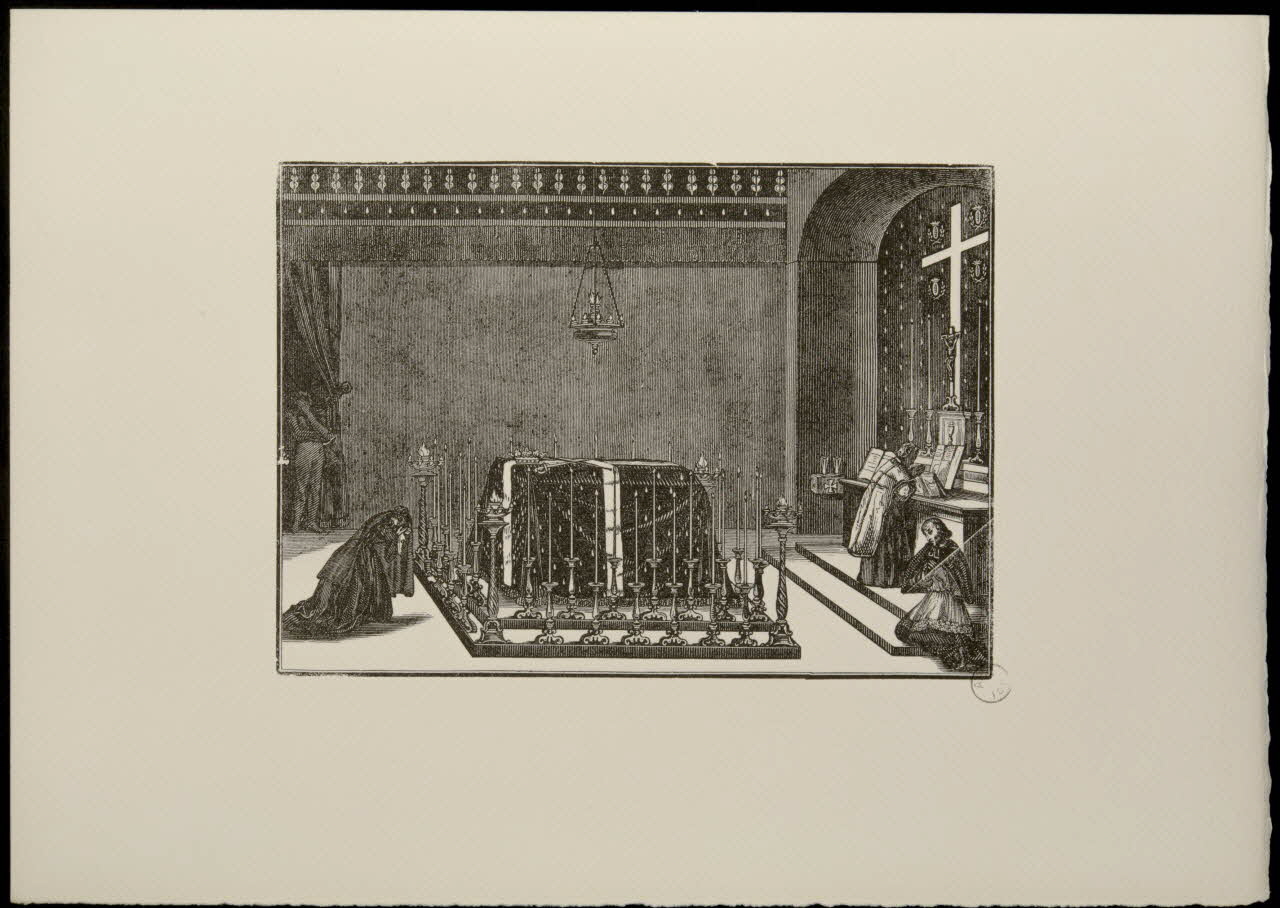 estampe Veillée funèbre 1969.87.107.1 Photo