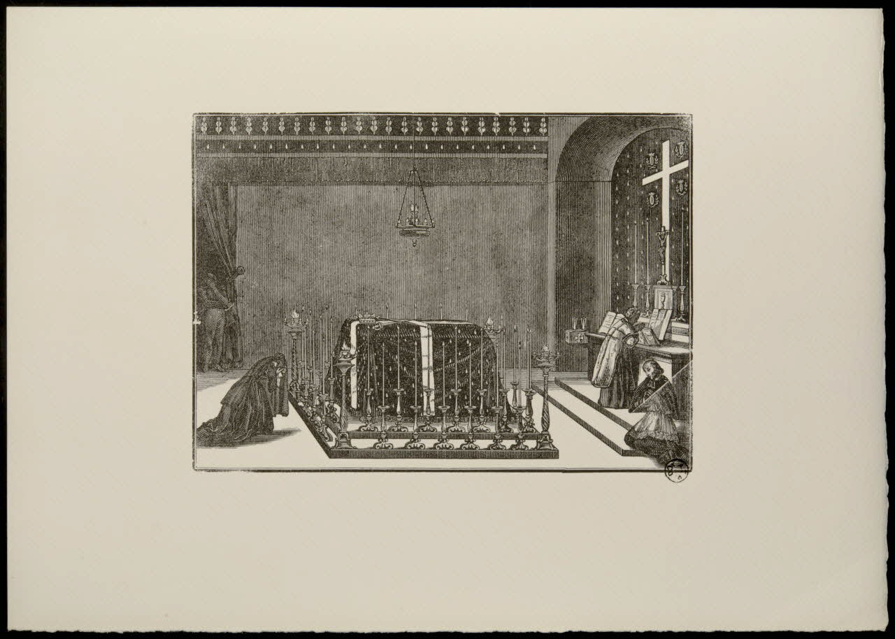 estampe Veillée funèbre 1969.87.107.3 Photo