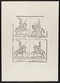 estampe Soldats à cheval 1969.87.112 Photo