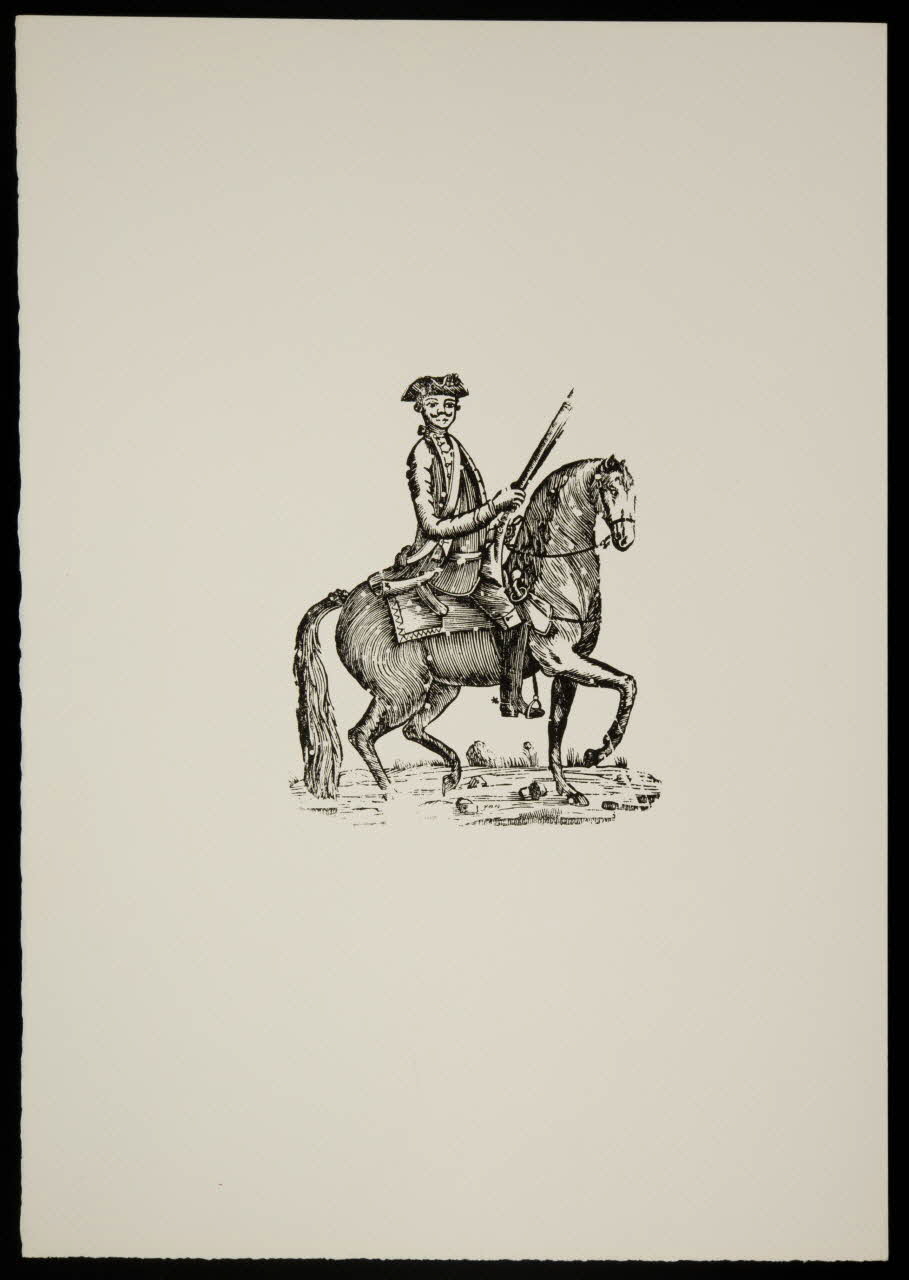 estampe Soldat à cheval 1969.87.113.2 Photo