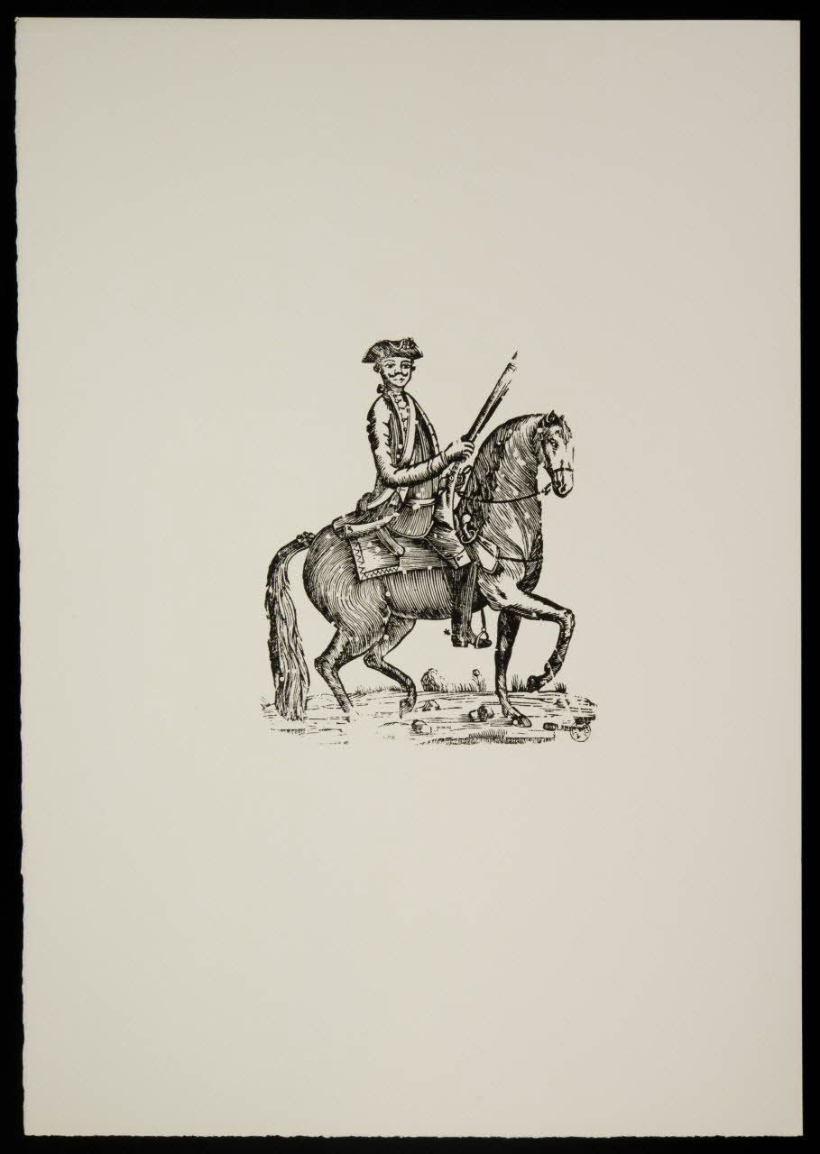 estampe Soldat à cheval 1969.87.113.3 Photo