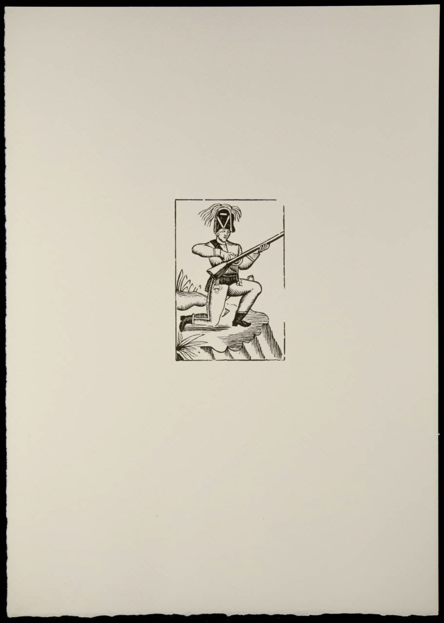 estampe Soldat préparant son fusil 1969.87.121.2 Photo