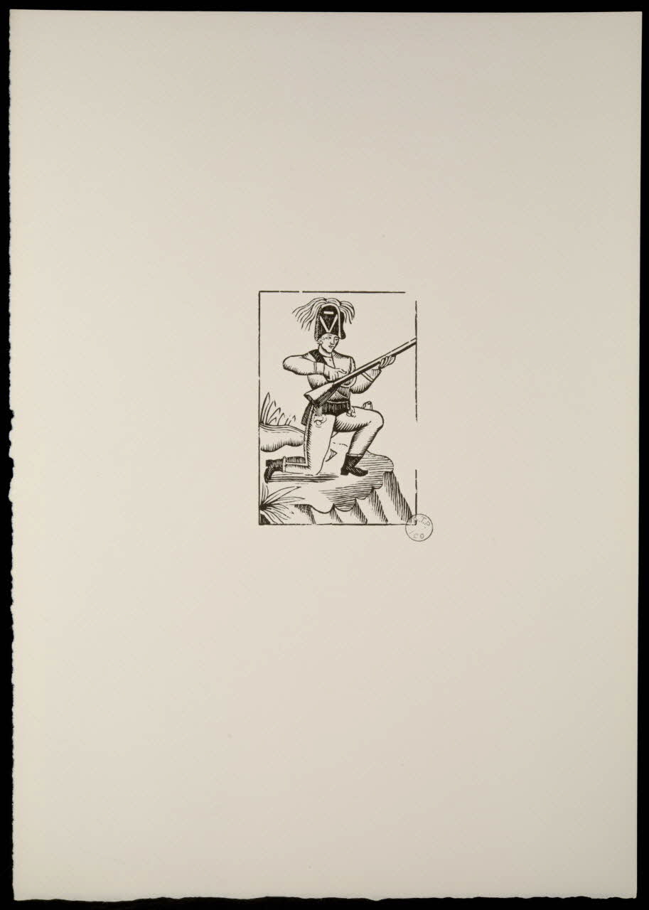 estampe Soldat préparant son fusil 1969.87.122 Photo