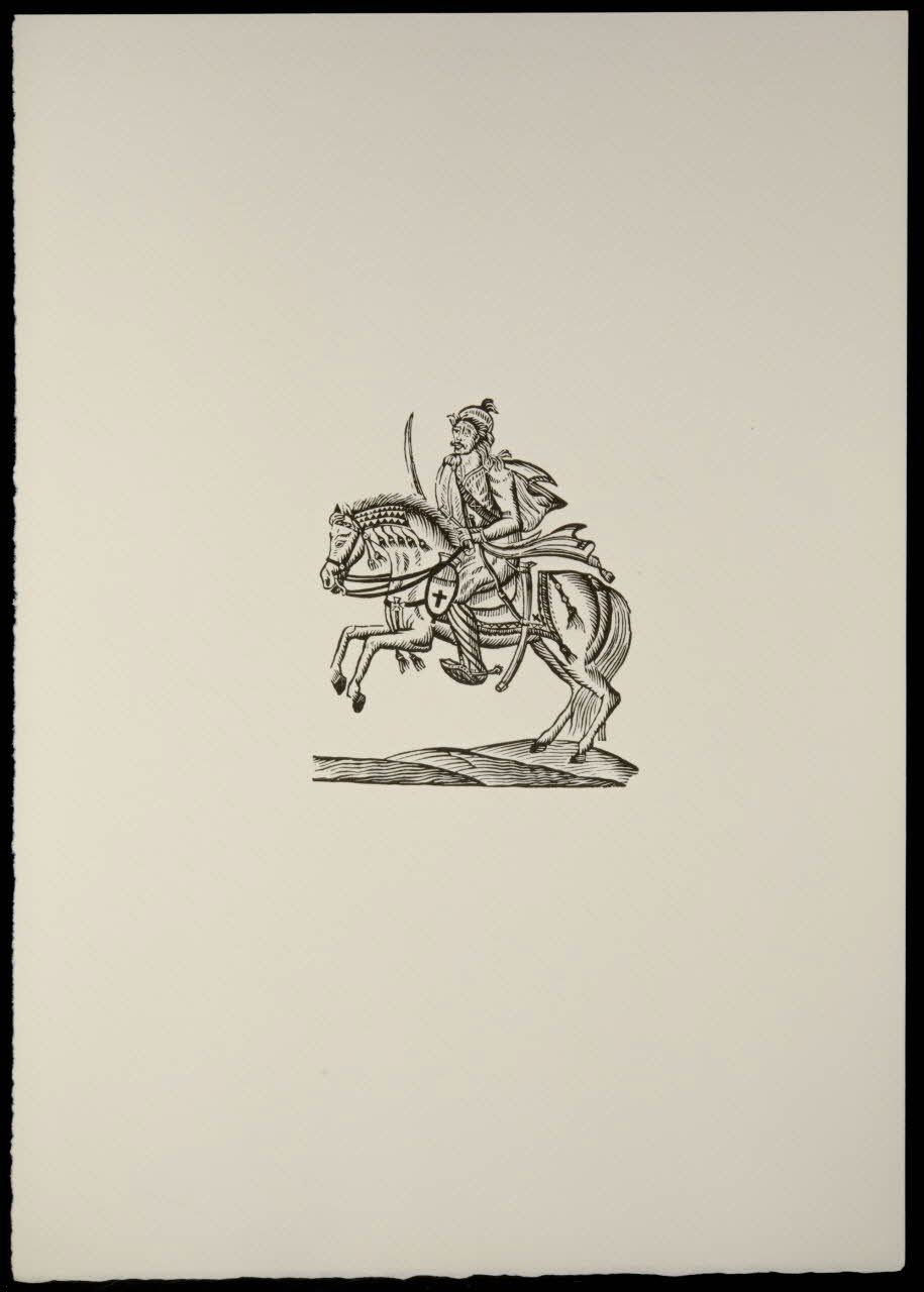 estampe Soldat à cheval 1969.87.123.2 Photo