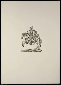 estampe Soldat à cheval 1969.87.123.2 Photo
