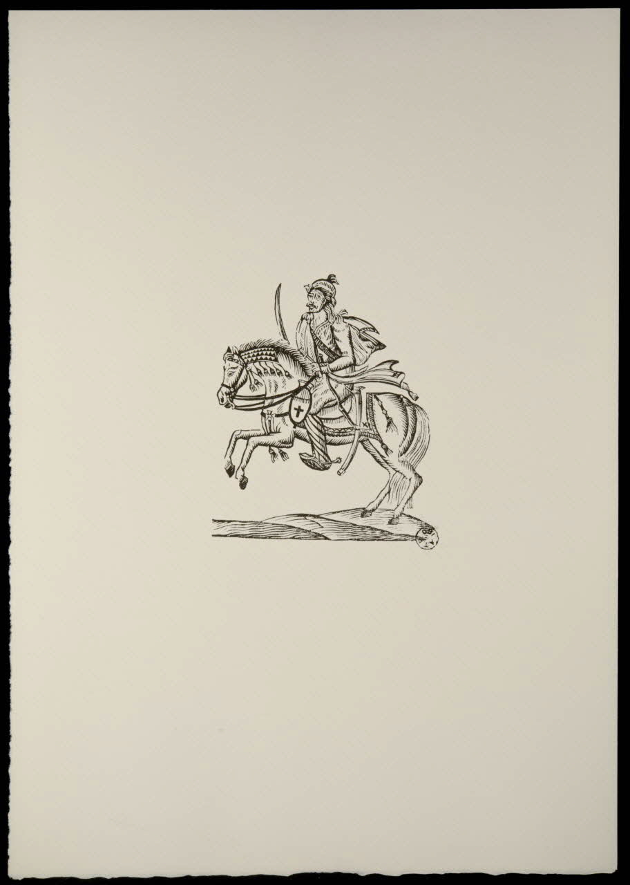 estampe Soldat à cheval 1969.87.123.3 Photo