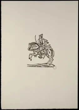 estampe Soldat à cheval 1969.87.124 Photo