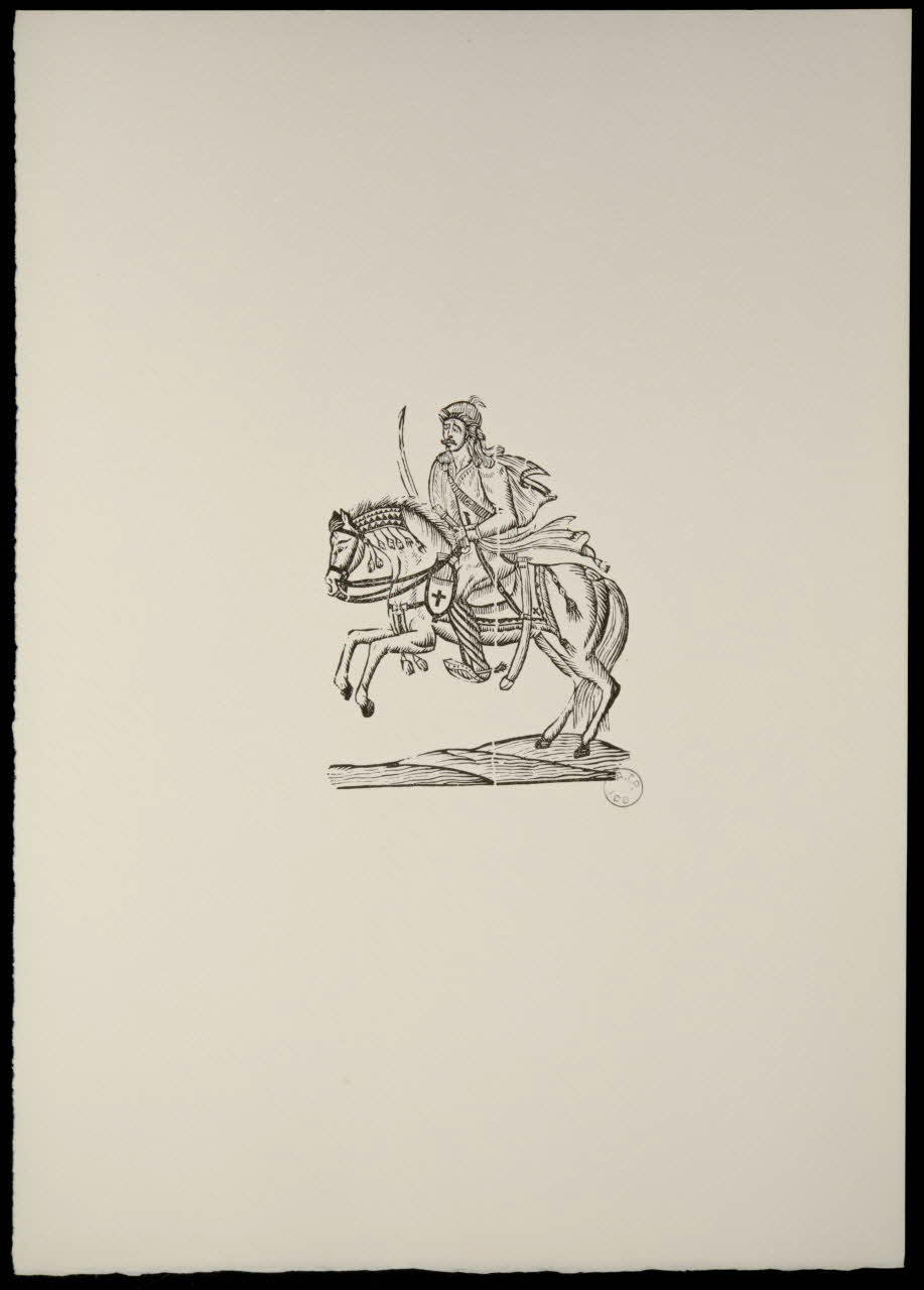 estampe Soldat à cheval 1969.87.125.1 Photo