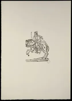 estampe Soldat à cheval 1969.87.125.1 Photo