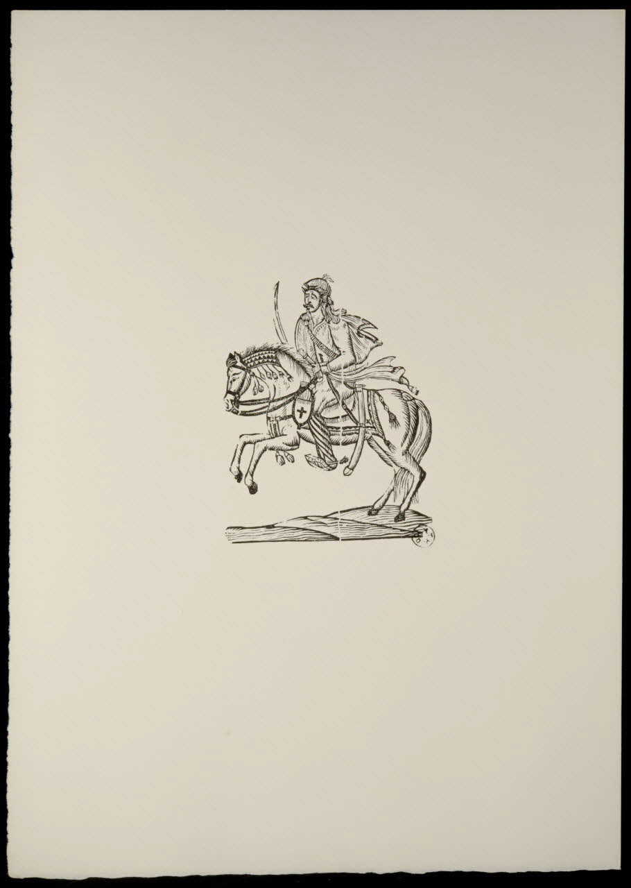 estampe Soldat à cheval 1969.87.125.2 Photo