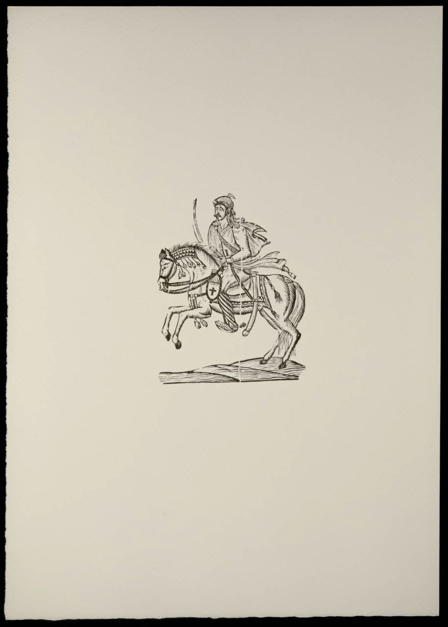 estampe Soldat à cheval 1969.87.125.3 Photo