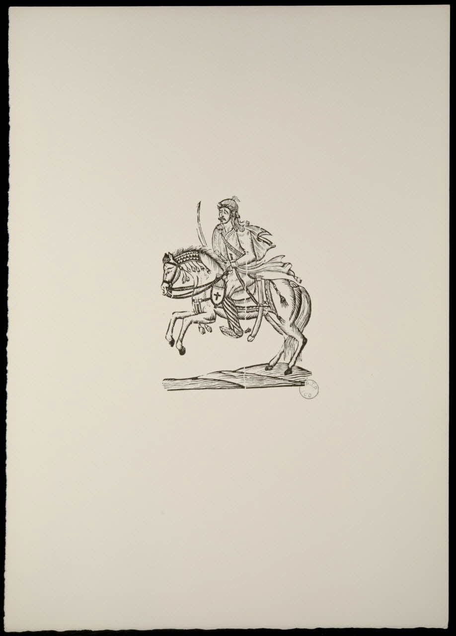 estampe Soldat à cheval 1969.87.126 Photo