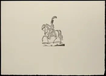 estampe Cavalier en uniforme 1969.87.129.2  Photo
