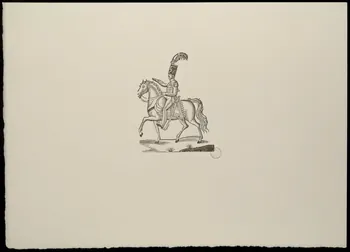 estampe Cavalier en uniforme 1969.87.129.3 Photo