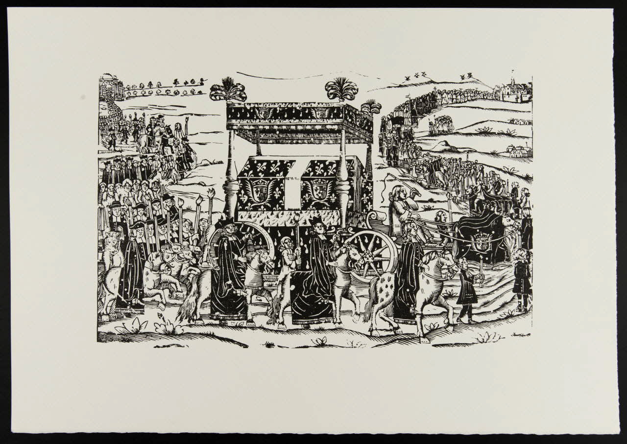 estampe Procession religieuse 1969.87.13.3 Photo