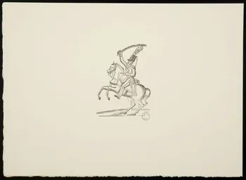 estampe Soldat sur un cheval cabré 1969.87.131.1 Photo