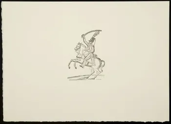 estampe Soldat sur un cheval cabré 1969.87.131.3 Photo