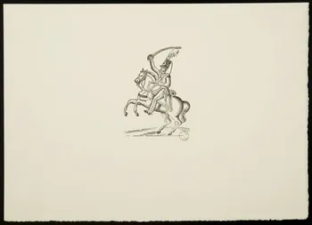 estampe Soldat sur un cheval cabré 1969.87.134 Photo