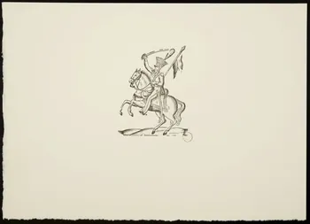 estampe Soldat sur un cheval cabré 1969.87.135.1 Photo