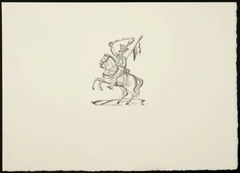estampe Soldat sur un cheval cabré 1969.87.135.2 Photo