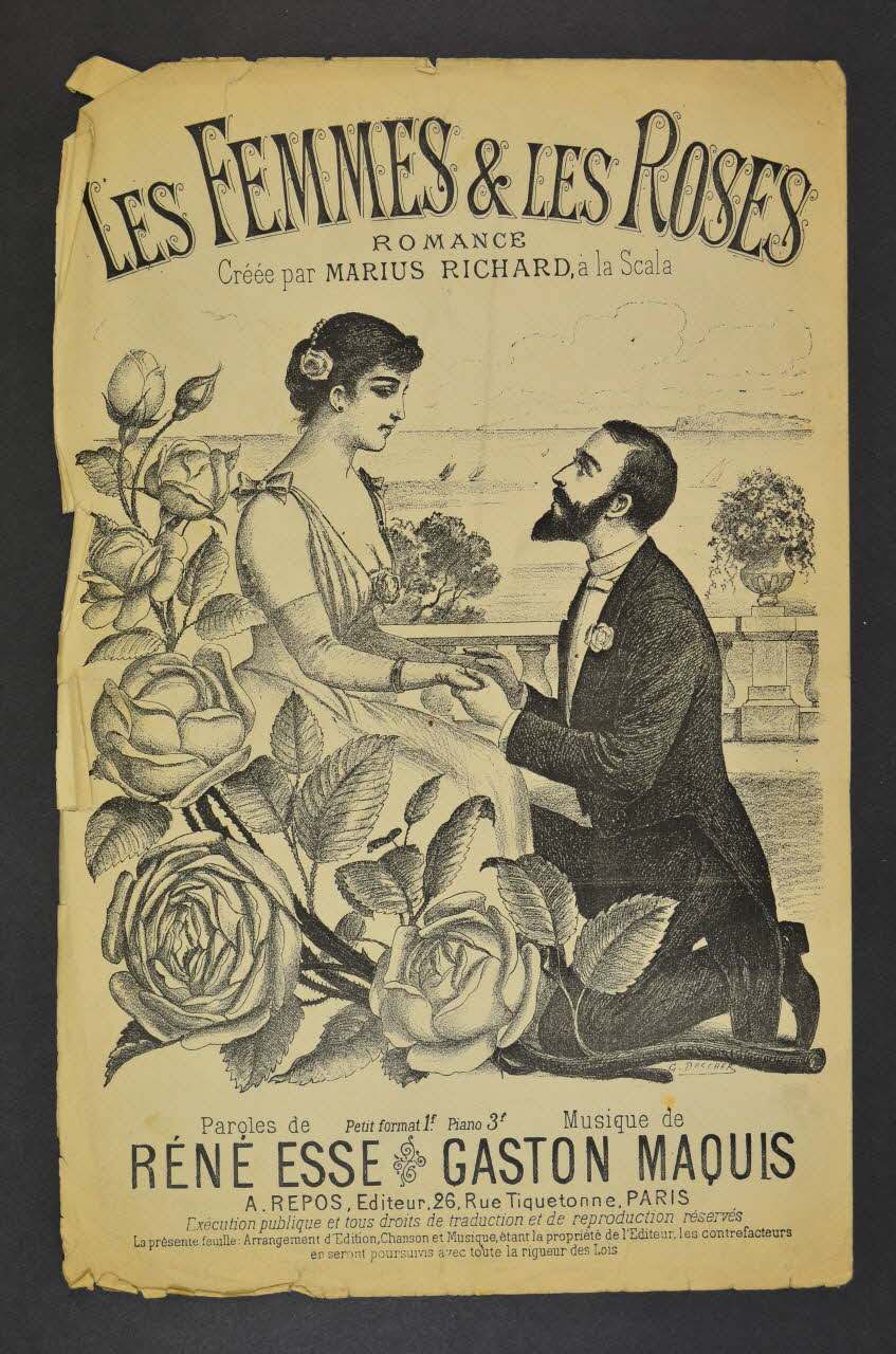 chanson petit format 1966.199.50 Photo Mucem