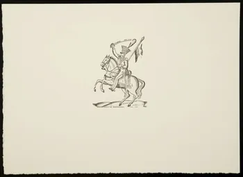 estampe Soldat sur un cheval cabré 1969.87.135.3 Photo