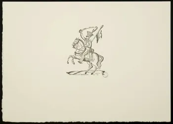 estampe Soldat sur un cheval cabré 1969.87.136 Photo